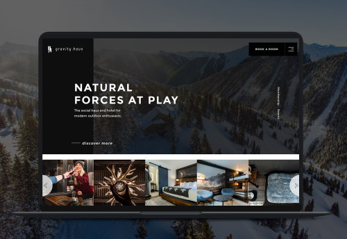 Gravity Haus Website Development