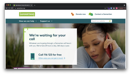 Replatform to Wagtail | Samaritans