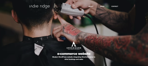 Modern WordPress website integrating WooCommerce to drive bookings and sales
