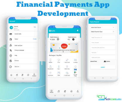 Financial payments app development