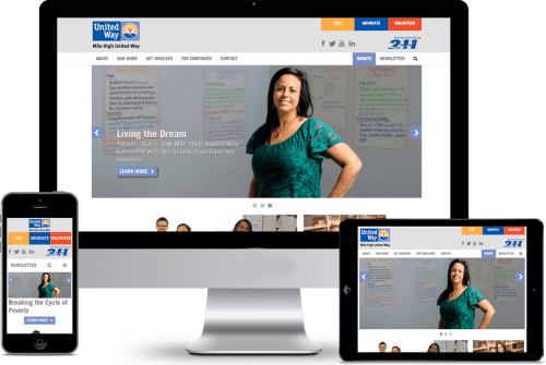 United Way - Responsive Website