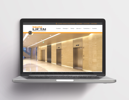 kaunoliftai.lt website