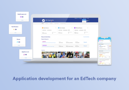 Application development for an EdTech company