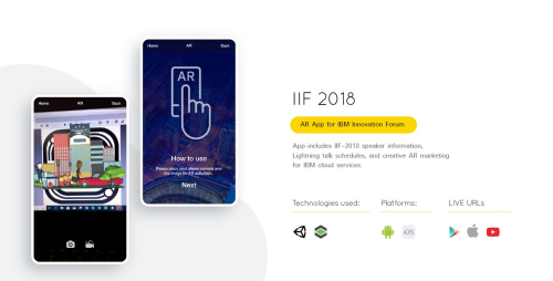 IIF 2018 (AR App for IBM Innovation Forum)