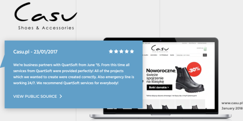 E-commerce Development for Casu