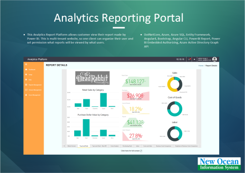 Analytics Reporting Portal
