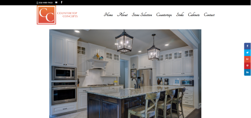 Web Design for Kitchen Designer