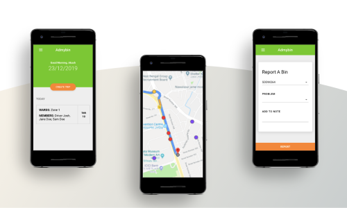 Web and mobile app design and development for Admybin