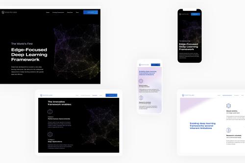 DeepCube Website Design