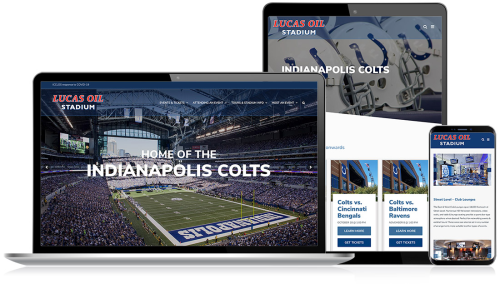 Lucal Oil Stadium WordPress Website Design