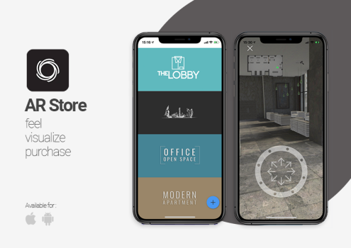 E-commerce on mobile with mix-reality