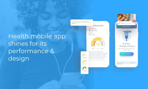Health & wellness mobile app ported from a web version