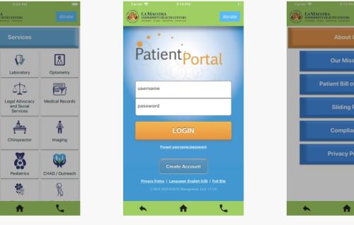LaMaestra - Patient Portal
