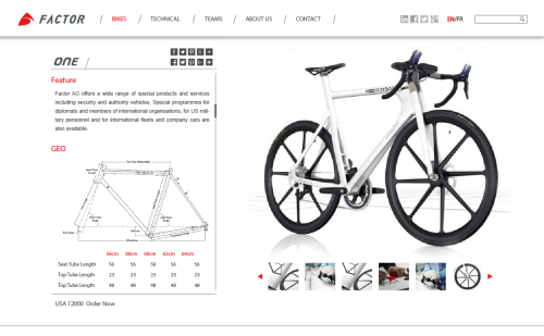 Ecommerce - Factor Bikes