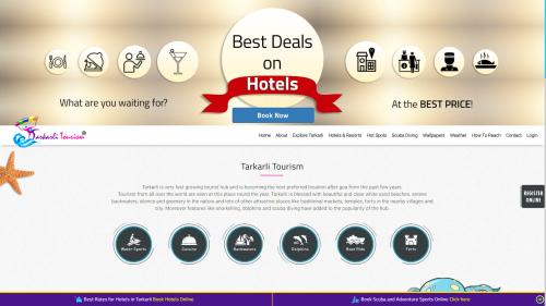 TarkarliTourism - Tourism Portal Developement