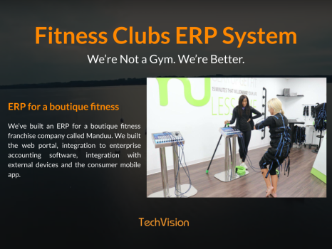 Fitness Clubs ERP System