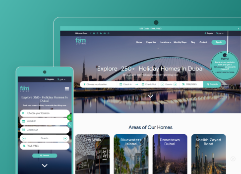 Fam Living Dubai Touring portal