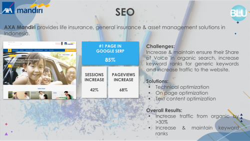 AXA: SEO