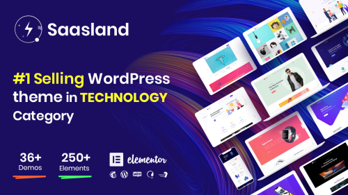 Saasland - MultiPurpose WordPress Theme for Saas Startup