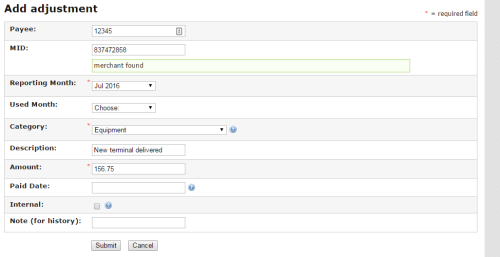 Merchant Residuals System Overhaul