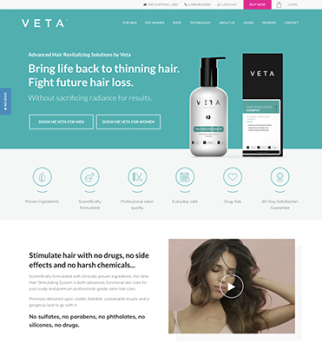 Website Development & Ecomerce Integration for Vita Hair Product