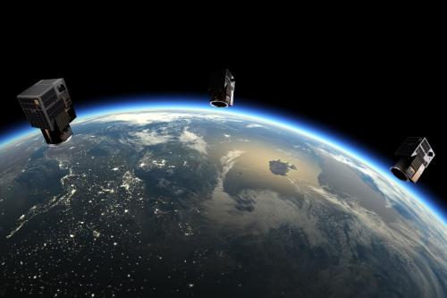 Custom satellite image processing for disruptive startup