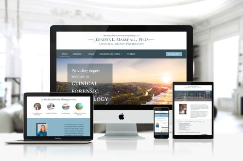 Forensic Psychologist Website Design