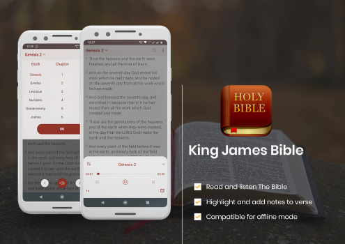 Bible King James Version - Read and Listen Bible