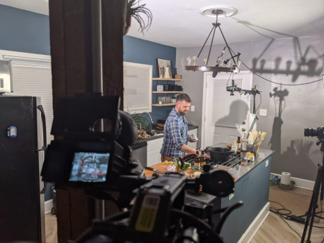 Filming a Culinary Live Stream