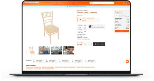 easyEventhire: Conceptualisation to launch of the UK’s first eCommerce event equipment hire platform