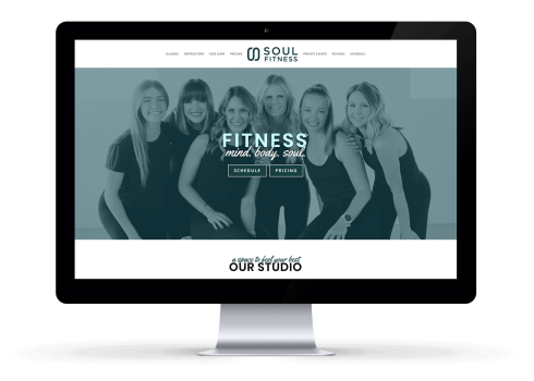 Web Design for Soul Fitness