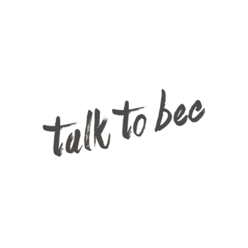 Talk to Bec copywriting and web design