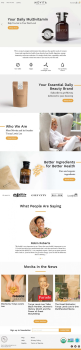 Movita Organics Website Development