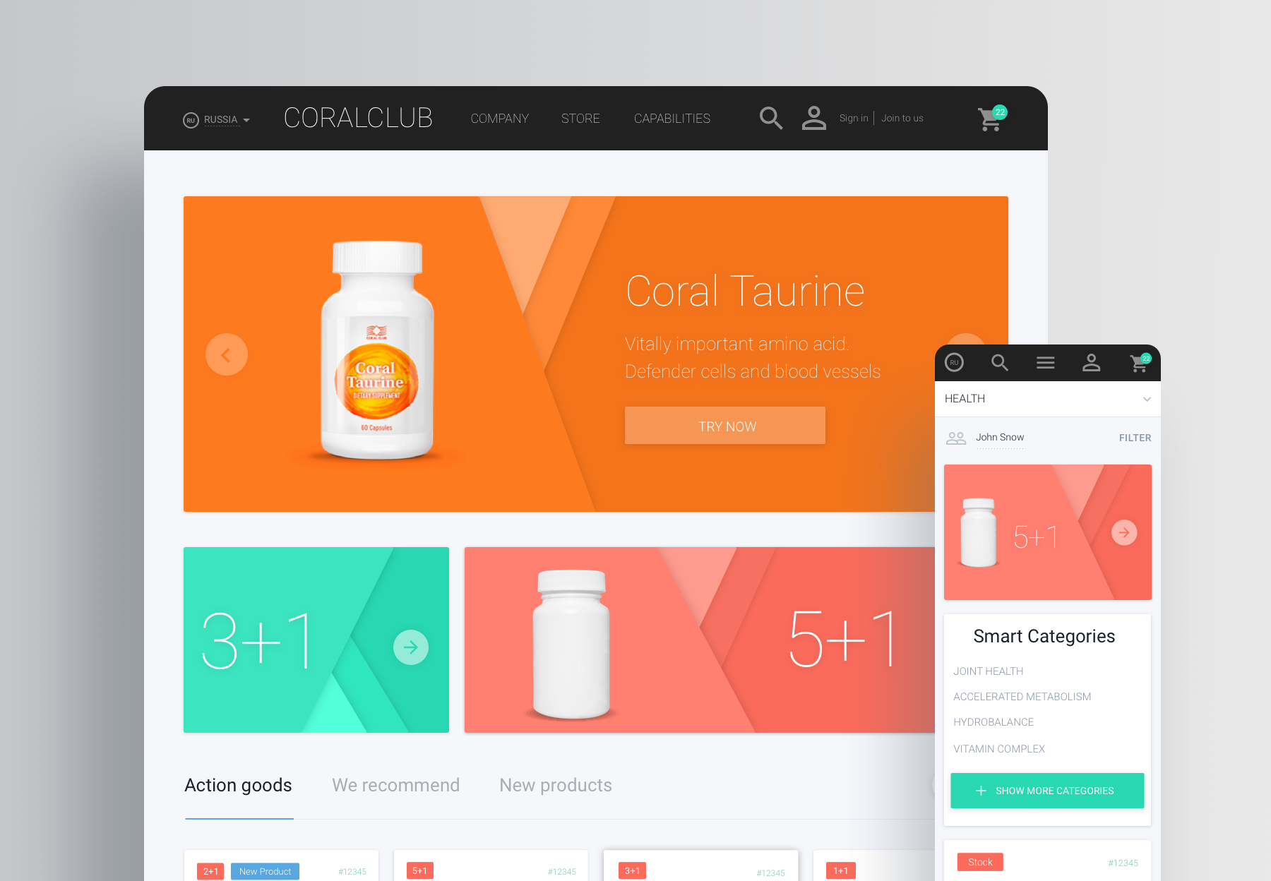 Case Study: Coral Order E-commerce Site