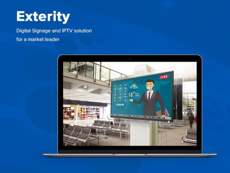 Digital Signage and IPTV solution for a market leader