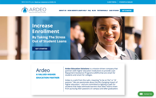 Ardeo Education Solutions | Helping Students Take the Stress out of Loans