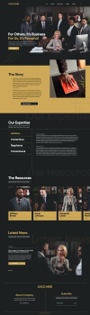 UI/UX of Law Firm's Website