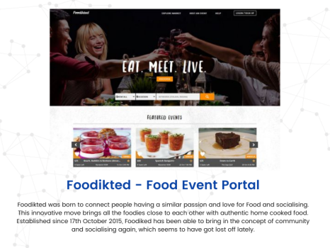 Food Event Portal - Foodikted