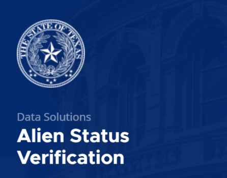 State of TX - Alien Status Verification