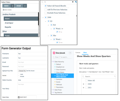 Custom React UI Component Library