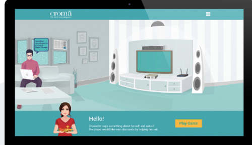 Croma - My Dream Home, A UX based Game design Project.