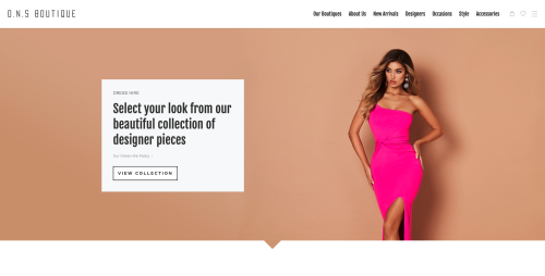 ONS Boutique eCommerce