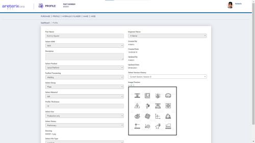 ERP - New Product/Part with Revision History