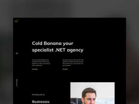 Cold Banana / Website Design