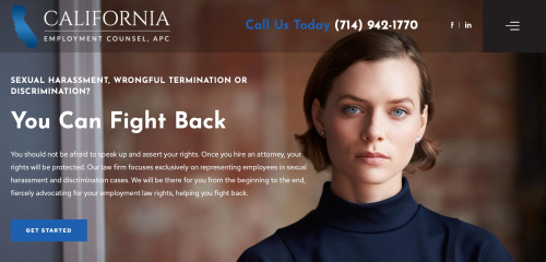 California Employment Counsel Website Design & SEO