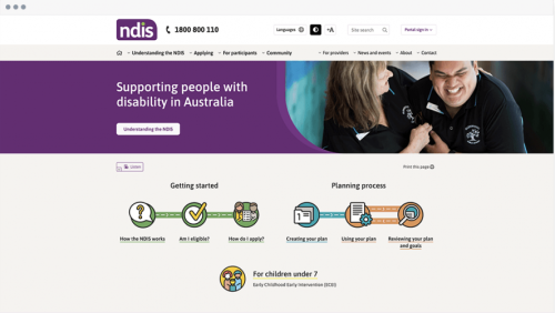 NDIS website