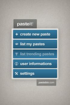 PasteIt - Pastebin.com client