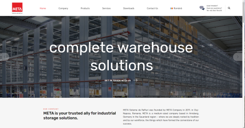 META Storage Solutions website