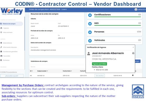 Vendor Documentary Control