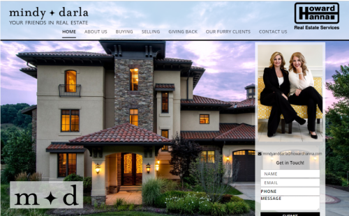 Mindy + Darla Website Design